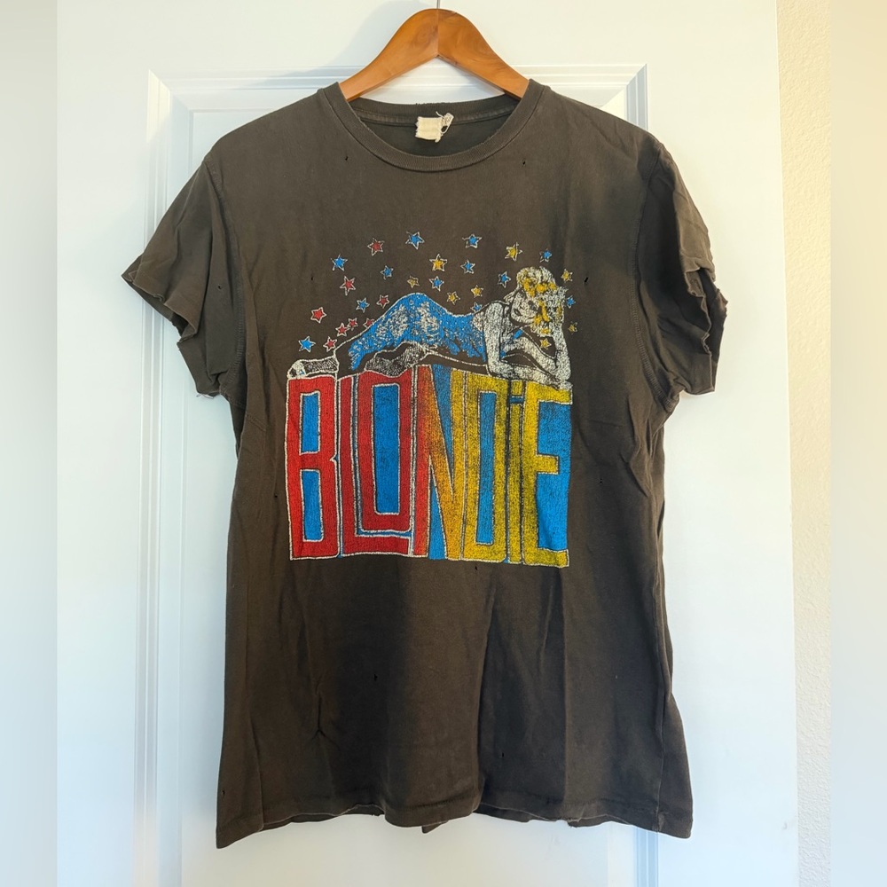 MadeWorn Blondie t-shirt size small gray black